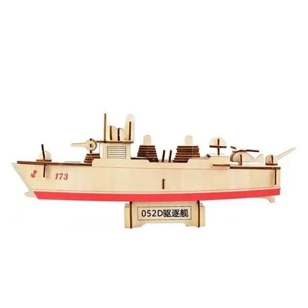 Деревянный конструктор (XA-G022H) Корабль 1 335х62х140 мм