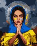 Фото ART-B-2022 Розмальовка по номерах Молитва 40 х 50 см Artissimo від інтернет-магазину картин-розмальовок Sylarozumu.com.ua