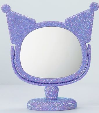 Дзеркало з алмазною мозаїкою куромі фіолетовий НікіТошка (MOLD15173)