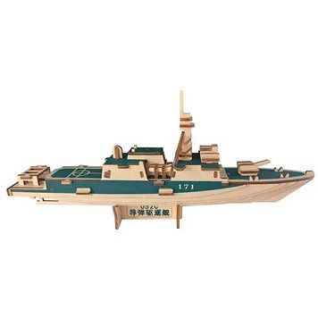 Дерев'яний конструктор (XA-G023H) Корабель 2 320х60х140 мм