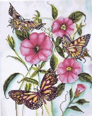 Фото Картина из страз Прекрасные бабочки Никитошка (GF578, ) от интернет-магазина рукоделия Sylarozumu.com.ua