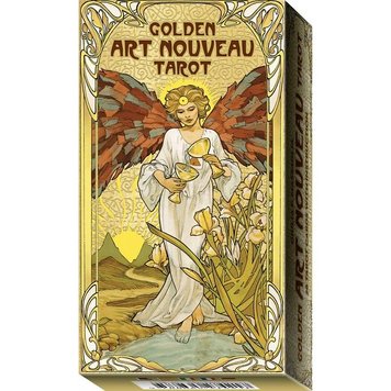 Фото Золоте Таро Ар Нуво / Golden Art Nouveau Tarot колоди карт від інтернет-магазину Sylarozumu.com.ua