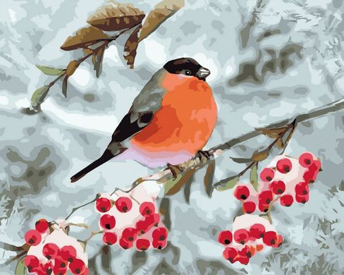 Фото Картина по номерам Символ зимы (NIK-N484) от интернет-магазина картин-раскрасок Sylarozumu.com.ua