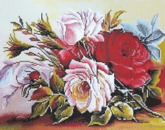 Фото Картина з страз Розкішні троянди НікіТошка (GJ1557) від інтернет-магазину рукоділля Sylarozumu.com.ua