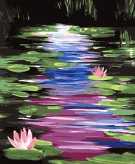 Фото Малювання по номерам Латаття на річці (SR-B-GS572) Strateg від інтернет-магазину картин-розмальовок Sylarozumu.com.ua