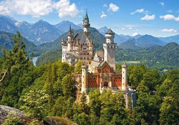 Пазли для дорослих Castorland (53544) Вид на замок Нойшванштайн Германія 500 ел настільна гра &mdash; що в комплекті | Sylarozumu.com.ua