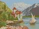 Комплектація Алмазна вишивка Озерний замок (35 х 46 см) Dream Art (DA-31593) від інтернет-магазину наборів для рукоділля Sylarozumu.com.ua