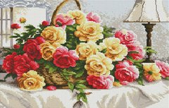 Фото Картина з страз Троянди у корзині ColorArt (CLR-PSS814) від інтернет-магазину рукоділля Sylarozumu.com.ua
