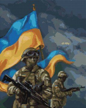Набір алмазної вишивки ЗСУ &copy;Ольга Бочулинська BrushMe (DBS1128)