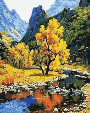Фото Картина по номерам Осень в горах (AS0384) ArtStory от интернет-магазина картин-раскрасок Sylarozumu.com.ua