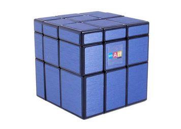 Умный Кубик 3х3 Зеркальный голубой (Smart Cube 3x3 Mirror Blue) (SC359) настольная игра и пример комплектации | Sylarozumu.com.ua