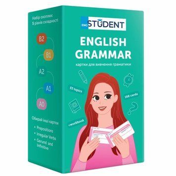 Картки для вивчення - ENGLISH GRAMMAR настільна гра &mdash; що в комплекті | Sylarozumu.com.ua