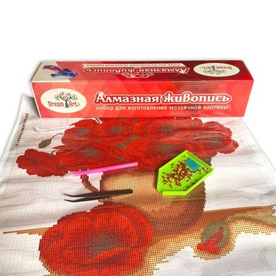 Фото Алмазная вышивка Бабочки с розами (31 х 42 см) Dream Art (DA-31832, Без подрамника) от интернет-магазина рукоделия Sylarozumu.com.ua