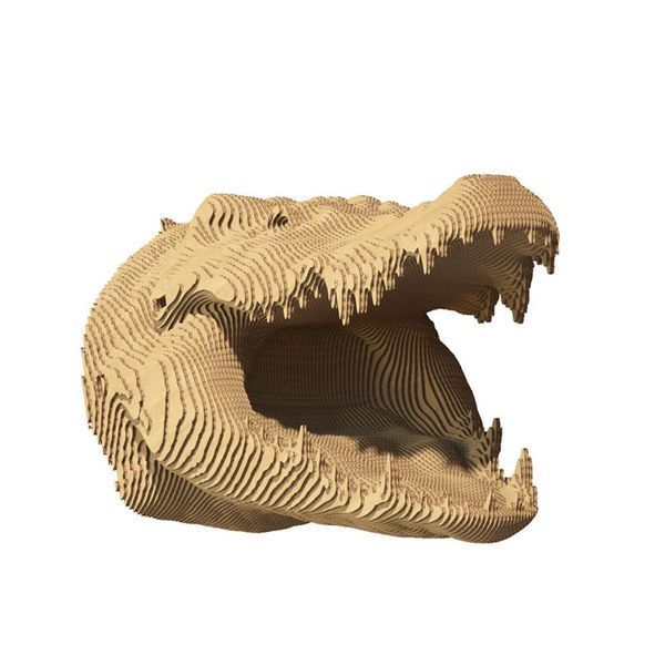 Картонный 3Д пазл Крокодил CARTONIC (CARTCROC)