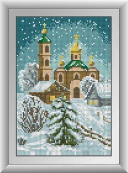 Фото Картина из страз Зимняя сказка (полная зашивка, квадратные камни) Dream Art (DA-30202, ) от интернет-магазина рукоделия Sylarozumu.com.ua