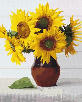 Фото Картина за номерами Сонце-квіти (BSM-B52541) від інтернет-магазину картин-розмальовок Sylarozumu.com.ua