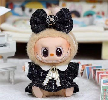 Одяг для Лабубу (Labubu) чорний на Sylarozumu.com.ua