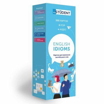 Карточки для изучения - English Idioms настольная игра и пример комплектации | Sylarozumu.com.ua