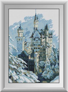 Фото Картина из страз Зимний замок (полная зашивка, квадратные камни) Dream Art (DA-30129, ) от интернет-магазина рукоделия Sylarozumu.com.ua