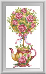 Фото Картина з страз Магнолія і троянди Dream Art (DA-30601) від інтернет-магазину рукоділля Sylarozumu.com.ua