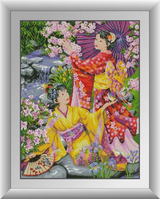 Фото Картина из страз Японки Dream Art (DA-31021, ) от интернет-магазина рукоделия Sylarozumu.com.ua