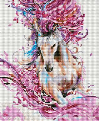 Фото Картина мозаика Волшебная лошадь Алмазная мозаика (OSG029, Без подрамника) от интернет-магазина рукоделия Sylarozumu.com.ua