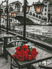 Фото Картина з страз Троянди на столі ColorArt (CLR-PST405) від інтернет-магазину рукоділля Sylarozumu.com.ua