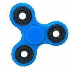 Спінер Tri Fidget (Блакитний) Пластик Блакитно-чорний