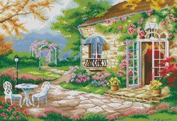Фото Набор алмазной вышивки Романтический сад (42 х 62 см) Dream Art (DA-31576, Без подрамника) от интернет-магазина рукоделия Sylarozumu.com.ua