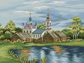 Фото Алмазна живопис Біля озера (31 х 41 см) Dream Art (DA-31664) від інтернет-магазину рукоділля Sylarozumu.com.ua