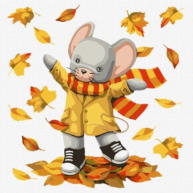 Фото Малювання по номерам Улюблена осінь (KHO2388) Идейка (Без коробки) від інтернет-магазину картин-розмальовок Sylarozumu.com.ua
