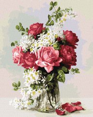 Фото Малювання по номерам Ароматна троянда ©Paul De Longpre (KH2928) Ідейка від інтернет-магазину картин-розмальовок Sylarozumu.com.ua