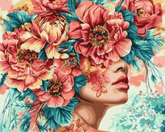 Фото Малювання по номерам Романтика квітів ©victoria_art___ (KHO8445) Ідейка (Без коробки) від інтернет-магазину картин-розмальовок Sylarozumu.com.ua