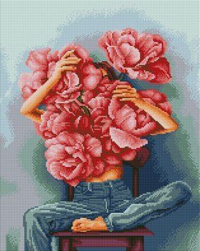 Фото Алмазная мозаика Пионы в объятиях &copy;Mykhailyshyna Daria BrushMe (DBS1073, На подрамнике) от интернет-магазина рукоделия Sylarozumu.com.ua