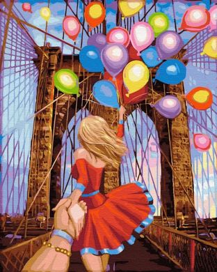 Фото Раскраска по номерам Следуй за мной: Бруклинский мост (BRM31142) от интернет-магазина картин-раскрасок Sylarozumu.com.ua