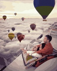 Фото Розмальовки за номерами Захоплива краса повітряних куль (BK-GX41246) (Без коробки) від інтернет-магазину картин-розмальовок Sylarozumu.com.ua