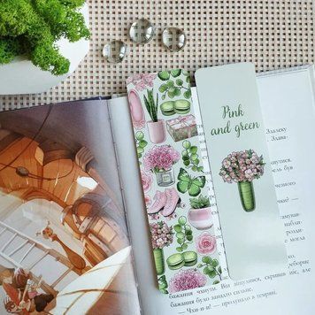 Закладка для книг MriyTaDiy, Pink and Green
