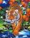 Комплектація Алмазна картина Тигр на річці (GZS1098) (Без коробки) від інтернет-магазину Sylarozumu.com.ua