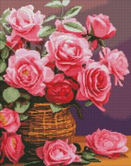 Фото Алмазна вишивка Барвисті троянди ©art_selena_ua Ідейка (AMO7856) від інтернет-магазину рукоділля Sylarozumu.com.ua