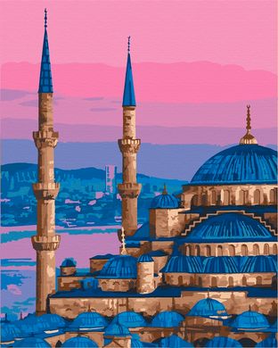 Фото Картина за номерами Блакитна мечеть. Стамбул (ACR-11225-AC) ArtCraft (Без коробки) від інтернет-магазину картин-розмальовок Sylarozumu.com.ua