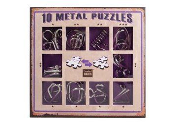 Набор головоломок Metal Puzzles (10 шт.) (фиолетовый) (10 Metal Рuzzles Violet) (473359) настольная игра и пример комплектации | Sylarozumu.com.ua
