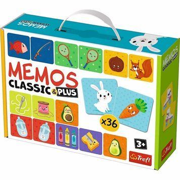 Мемос Логика: классические плюс 36 карт, Trefl настольная игра и пример комплектации | Sylarozumu.com.ua
