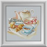 Картина з страз Французький сніданок Dream Art (DA-30823) купити з доставкою по Україні на сайті Sylarozumu.com.ua