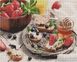 Комплектація Картина з страз Літній сніданок Брашмі (GF2320) від інтернет-магазину наборів для рукоділля Sylarozumu.com.ua
