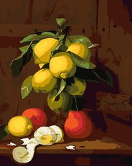 Фото Рисование по номерам Лимоны и апельсины худ. Antonio Mensaque (GVR-180645) Диамантовые ручки (Без коробки) от интернет-магазина картин-раскрасок Sylarozumu.com.ua