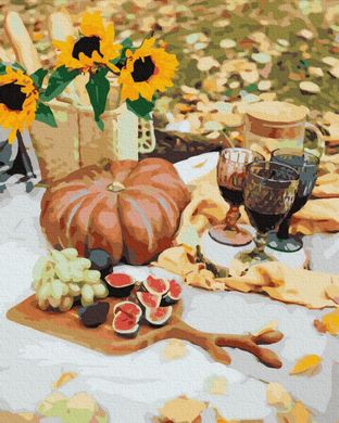 Фото Картина по номерам Осенний пикник (BRM38493) от интернет-магазина картин-раскрасок Sylarozumu.com.ua
