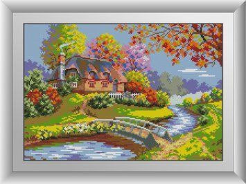 Фото Картина из страз Краски осени Dream Art (DA-30690, ) от интернет-магазина рукоделия Sylarozumu.com.ua