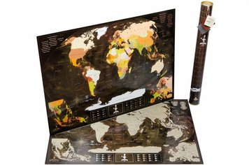 Скретч карта мира My Map Chocolate Edition (англ. язык)