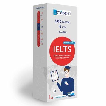 Карточки для изучения &ndash; IELTS 5.0-7.0 настольная игра и пример комплектации | Sylarozumu.com.ua