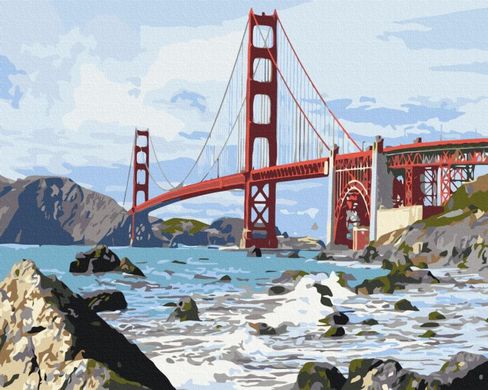 Фото Рисование по номерам Мост Сан Франциско (BSM-B7979) от интернет-магазина картин-раскрасок Sylarozumu.com.ua